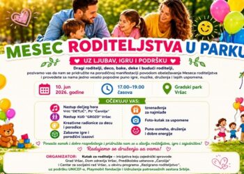 „Mesec roditeljstva u parku“ 10. juna u Gradskom parku u Vršcu