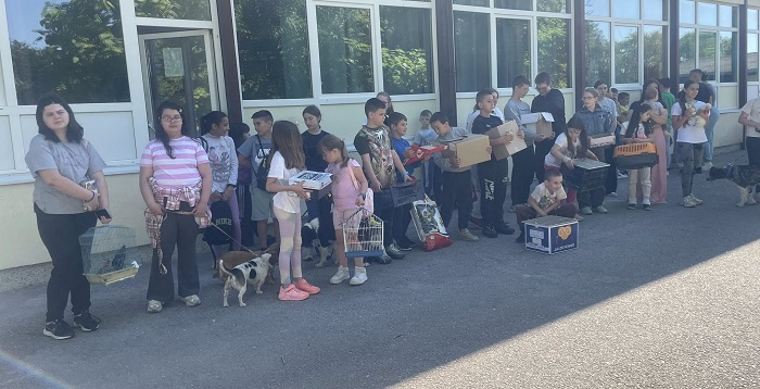 Hajdučica: Učenici osnovne škole učestvovali na izložbi kućnih ljubimaca