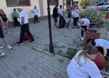 Aktivisti SNS uredili ulični mobilijar u Jasenovu