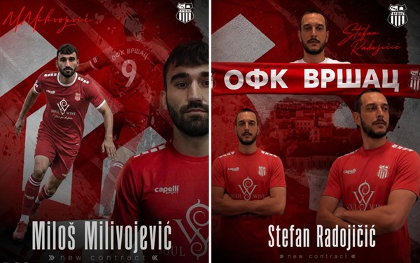 OFK Vršac nastavlja da sklapa tim: Radojičić produžio ugovor, Milivojević ostaje do 2028.
