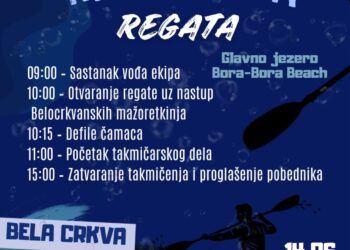 Međunarodna kajakaška regata u nedelju na Glavnom jezeru u Beloj Crkvi