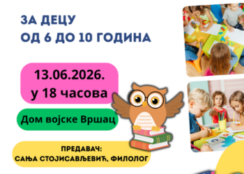 KC Vršac: Radionica engleskog jezika „Let’s study English“
