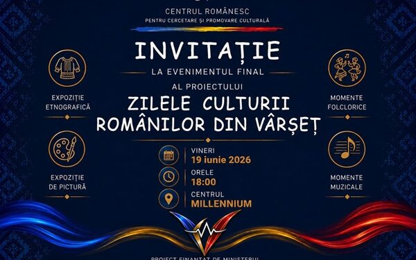 KC Vršac: Završni događaj projekta „Dani kulture Rumuna u Vršcu – 4. izdanje