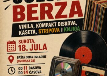 Julska berza vinila, kompakt-diskova, kaseta, stripova i knjiga u Domu omladine Vršac