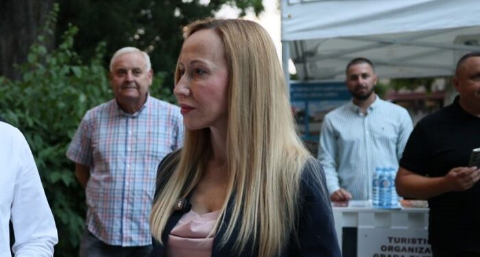 Gradonačelnica Vršca posetila vinsku manifestaciju u Gradskom parku