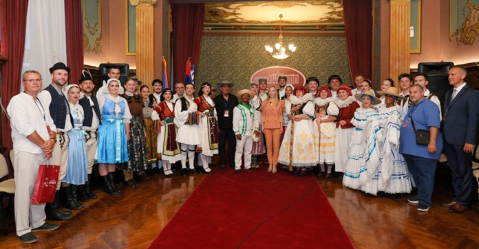 Gradonačelnica priredila prijem za predstavnike učesnika 27. Međunarodnog festivala folklora „Vršački venac“