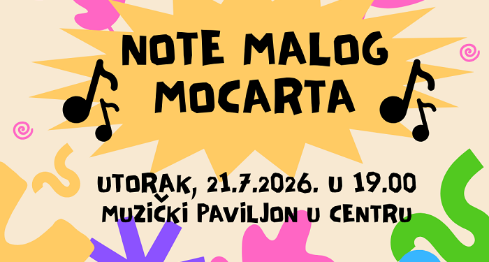 KC Vršac: Predstava za decu „Note malog Mocarta“