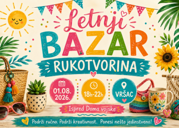 KC Vršac: Letnji bazar rukotvorina Udruženja kreativaca Vršac
