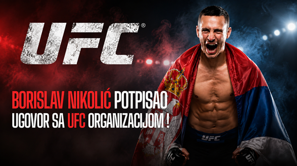 Vrščanin Borislav Nikolić novi UFC borac!