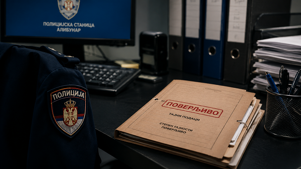 VJT Pančevo: Referentkinja Policijske stanice u Alibunaru uhapšena zbog odavanja tajnih podataka
