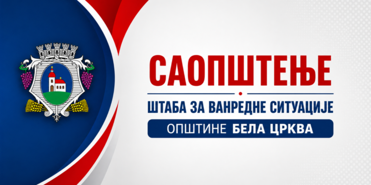 Požar u Peščari: Saopštenje Štaba za vanredne situacije opštine Bela Crkva