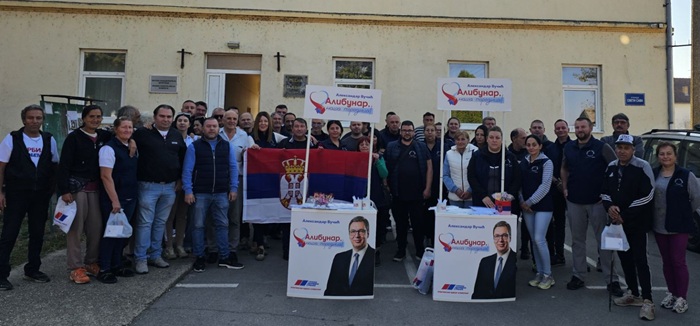 SNS u Dobrici: Snaga zajedništva, pozitivna energija i podrška Aleksandru Vučiću