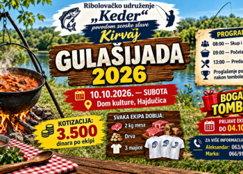 Gulašijada u Hajdučici 10. oktobra: Prijave ekipa do 4. oktobra