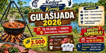 Gulašijada u Hajdučici 10. oktobra: Prijave ekipa do 4. oktobra