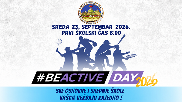 Sportski savez Vršac: „Be active day“ 23. septembra