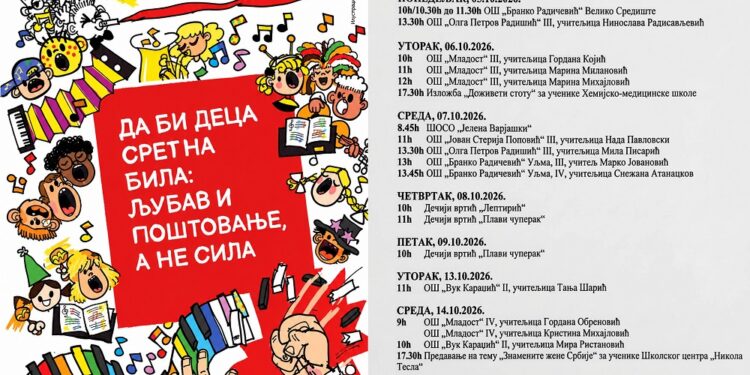 Gradska biblioteka: Dečja nedelja 2026.
